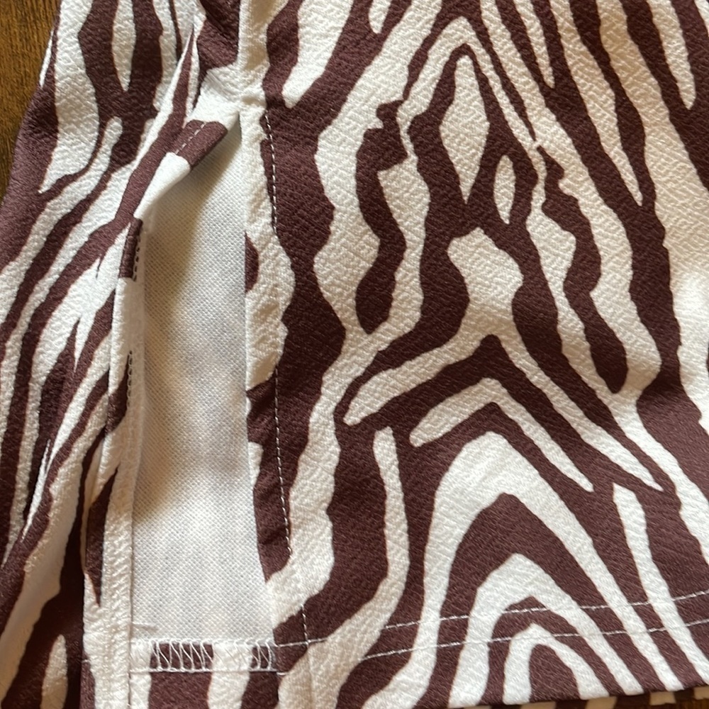 Shein zebra print wide leg pants - Picture 7 of 7